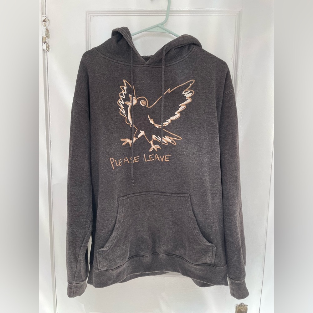 "Please Leave" Frantic Bird Sweatshirt